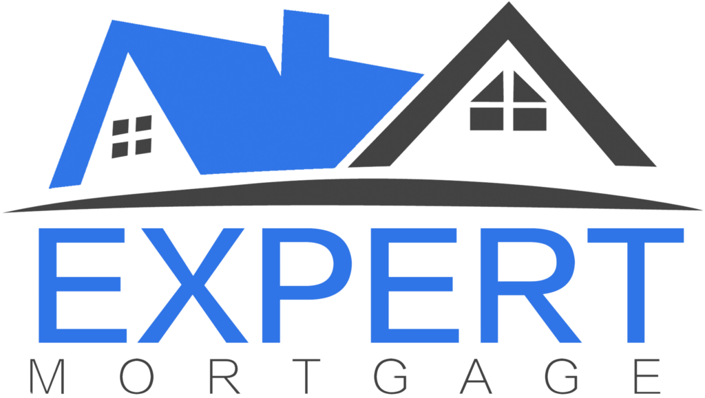 An Illustration picture showing a house and EXPERT MORTGAGE written under it.