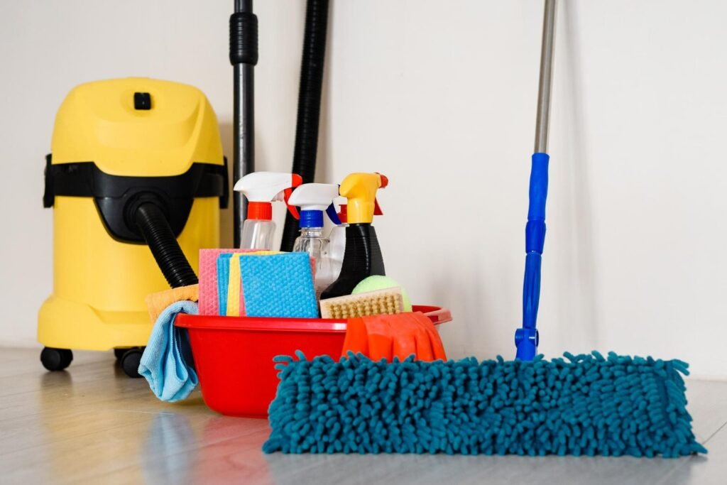 Picture contains home cleaning services equipment.