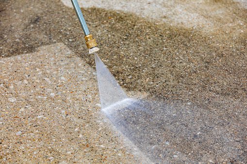 concrete pressure washing