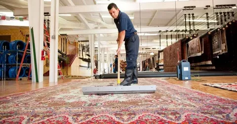How Does Professional Carpet Cleaning Work? 1 Close-up of a hot water extraction tool removing deep stains from indoor carpeting for a Professional Carpet Cleaning demonstration